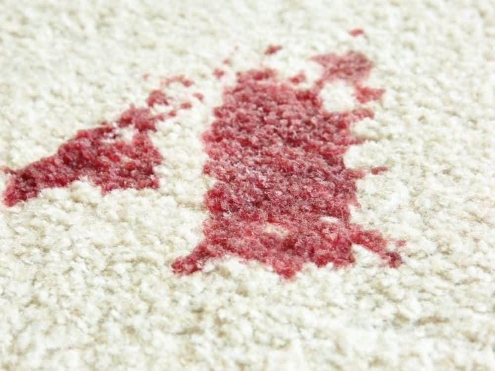 How to get blackberry stains out of carpet?