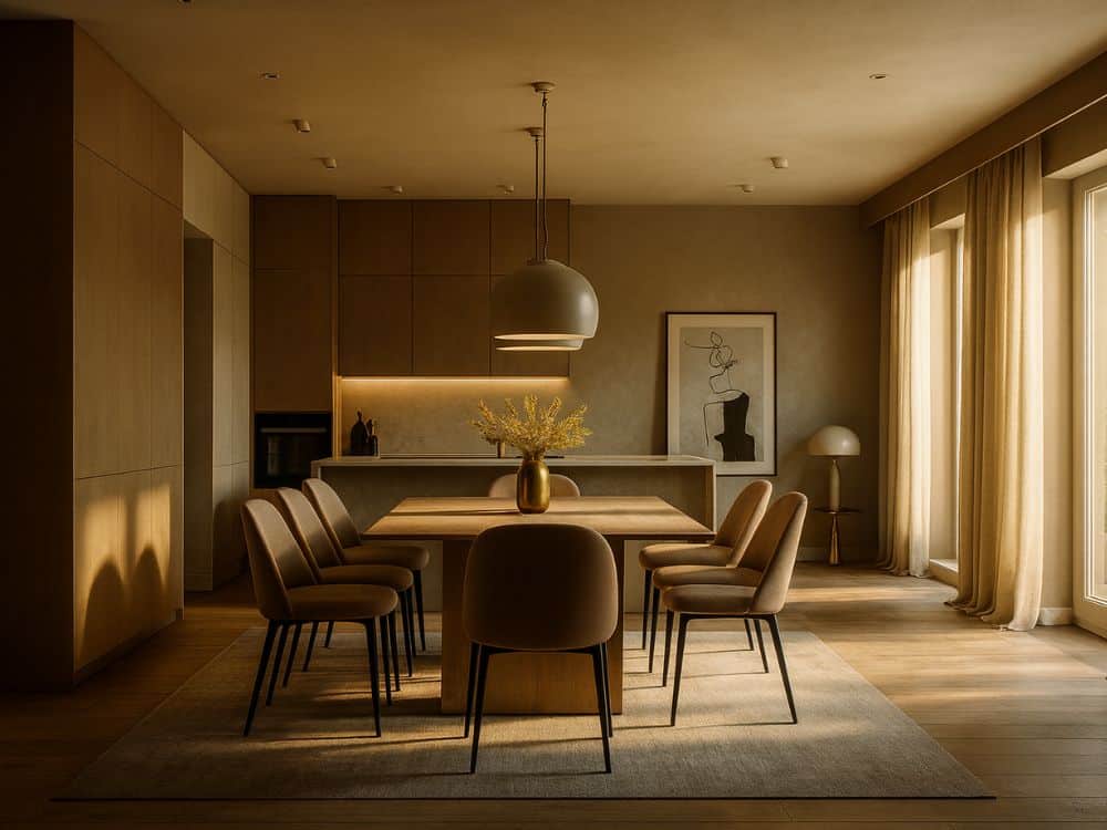 What are the disadvantages of carpet in a dining room