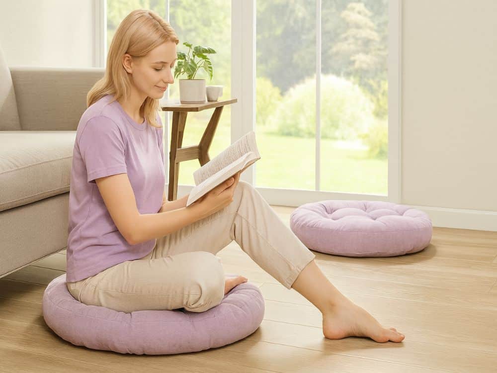Round meditation pillow: Discover the zafu that supports posture, stillness, and everyday mindfulness