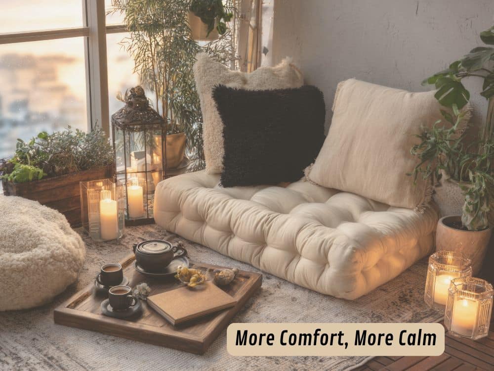 Meditation cushion benefits: Finding stillness, comfort, and calm at home