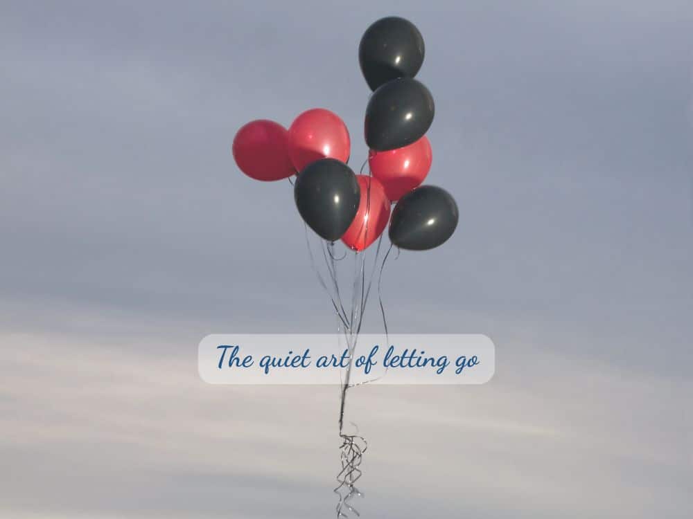 The quiet art of letting go – A gentle journey toward healing and renewal