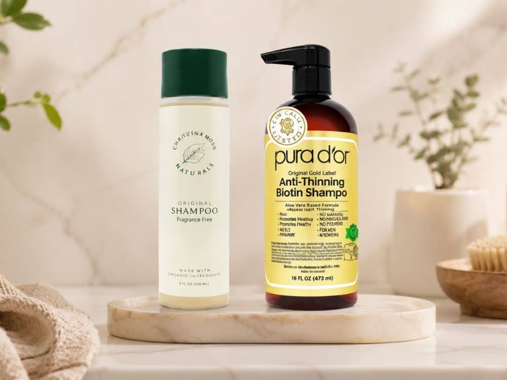 Organic hair shampoo for hair loss