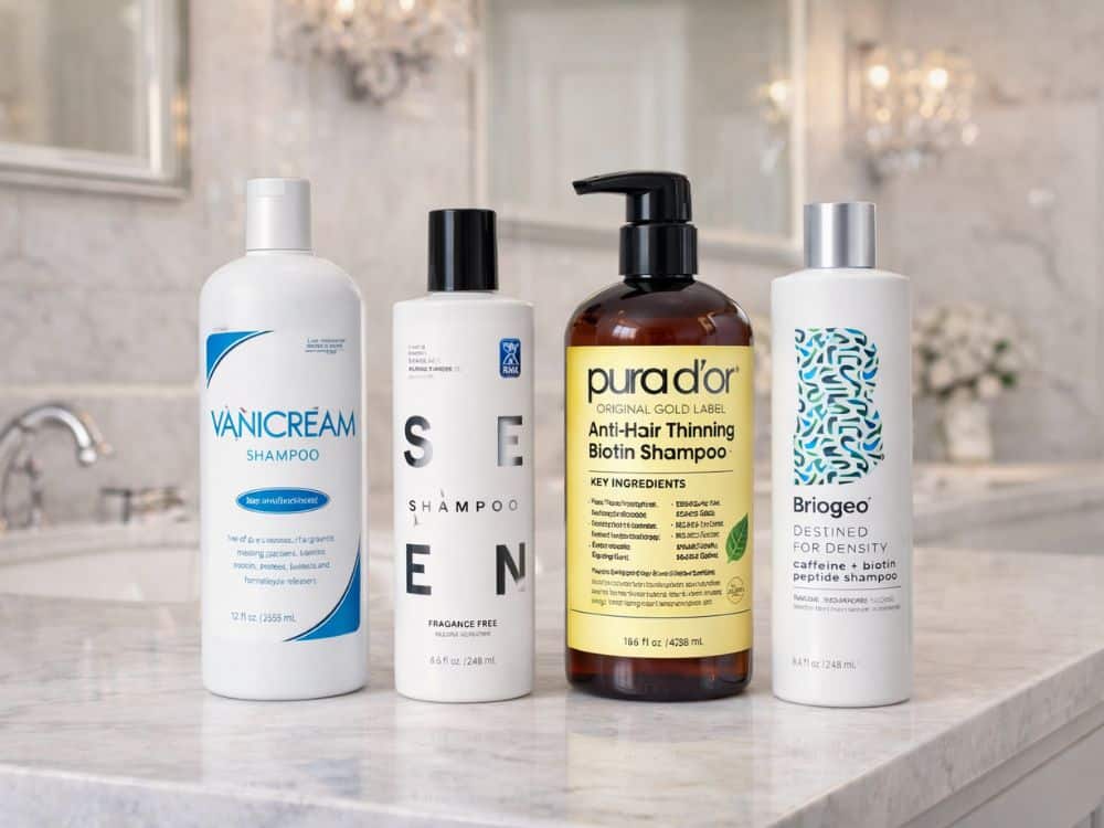 Organic hair shampoo for hair loss