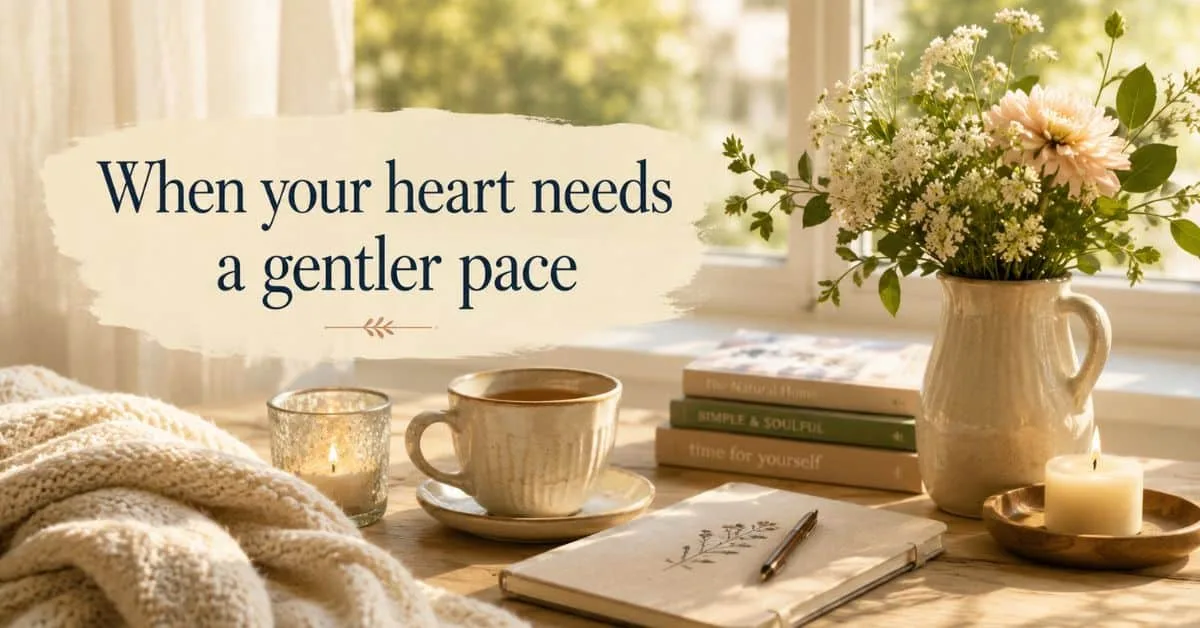 When your heart needs a gentler pace